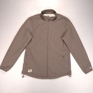 Tracksmith Mens Run Comute Jacket In Walnut Size Large Water Resistant GUC!